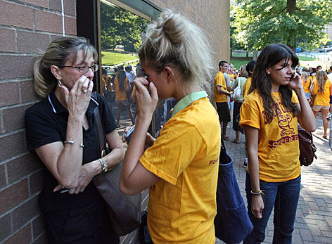 College freshmen and parents