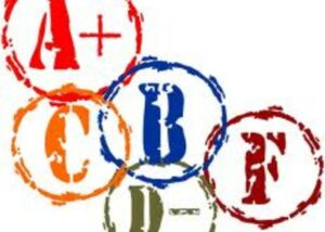 grades A B C D F