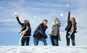 Snowball fight