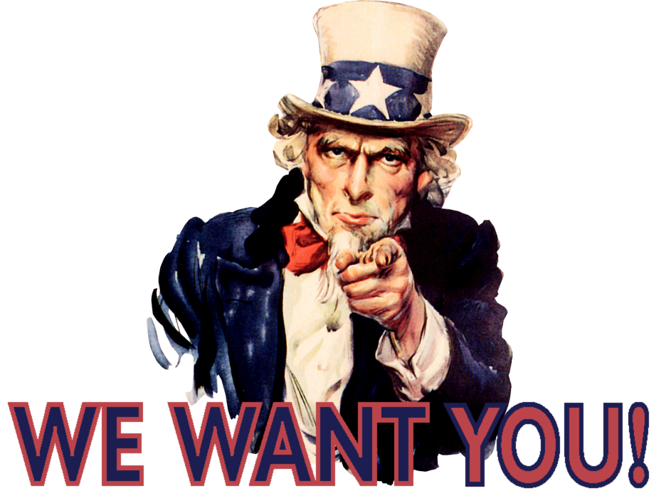 we want you