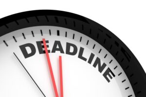 clock: deadline