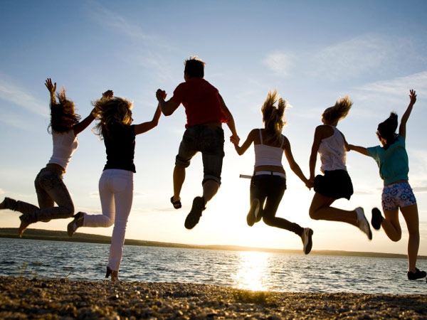 group of college friends