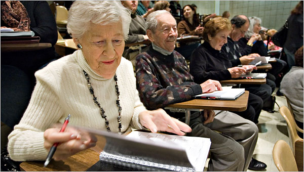 older students in class