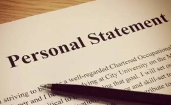 personal statement paper and pen